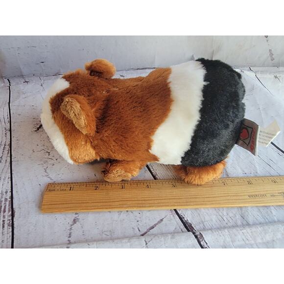 Ganz Webkinz Guinea Pig HM361 No Code Black Brown White Plush Stuffed Animal - Picture 8 of 8